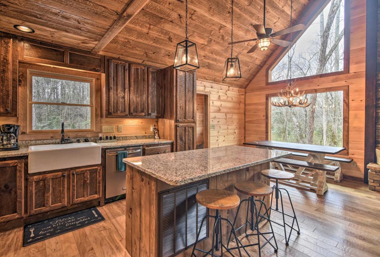 Modern Murphy Cabin With Nottely River Views! Exteriör bild