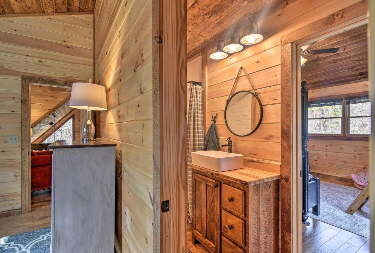 Modern Murphy Cabin With Nottely River Views! Exteriör bild