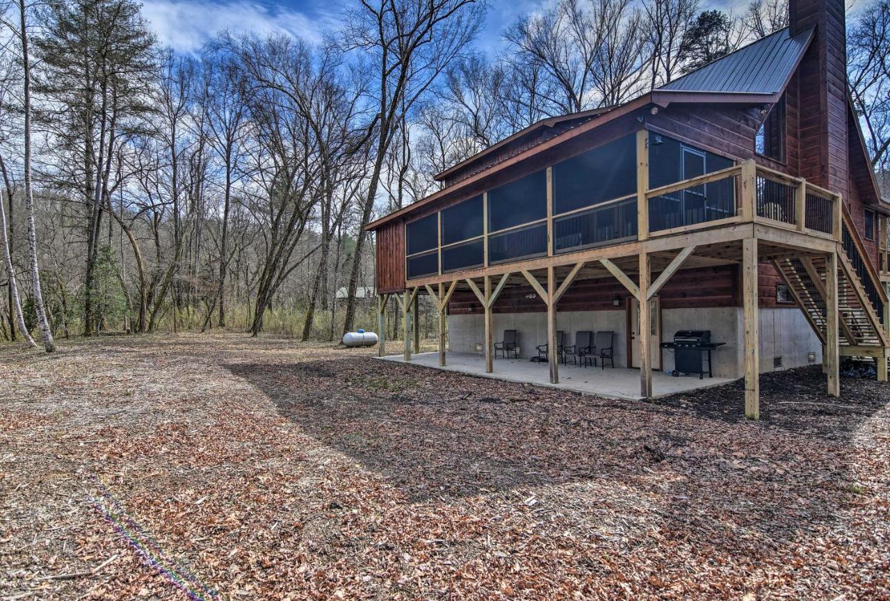 Modern Murphy Cabin With Nottely River Views! Exteriör bild