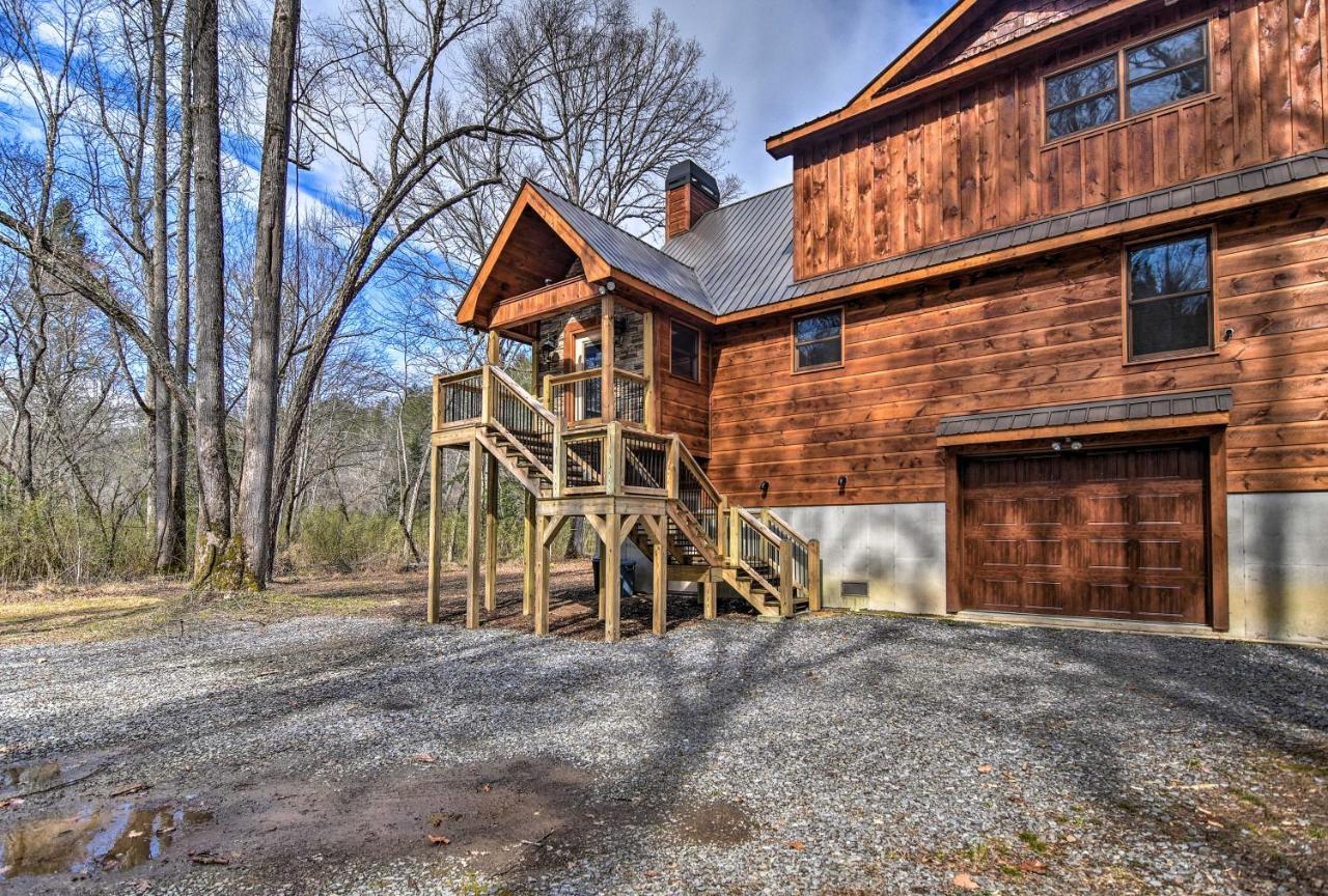 Modern Murphy Cabin With Nottely River Views! Exteriör bild